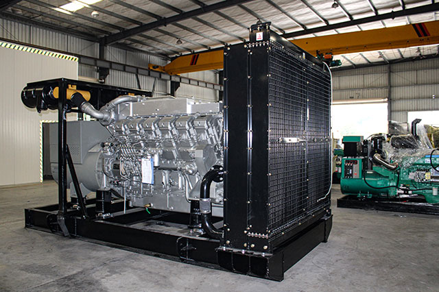 700KVA 可持续运行的三菱/菱重柴油发电机组用于建筑