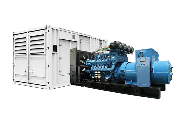 550KVA-800KVA 8缸镀锌MTU柴油发电机组用于户外